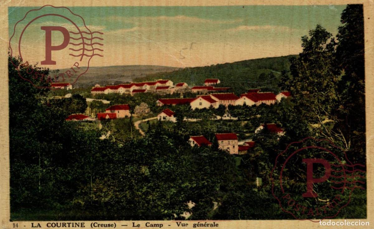 Postales: LA COURTINE LE CAMP VUE GENERALE MILITAR. MILITAIRE.