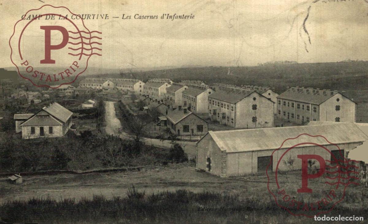 Postales: CAMP DE LA COURTINE LES CASERNES DE INFANTERIE MILITAR. MILITAIRE.