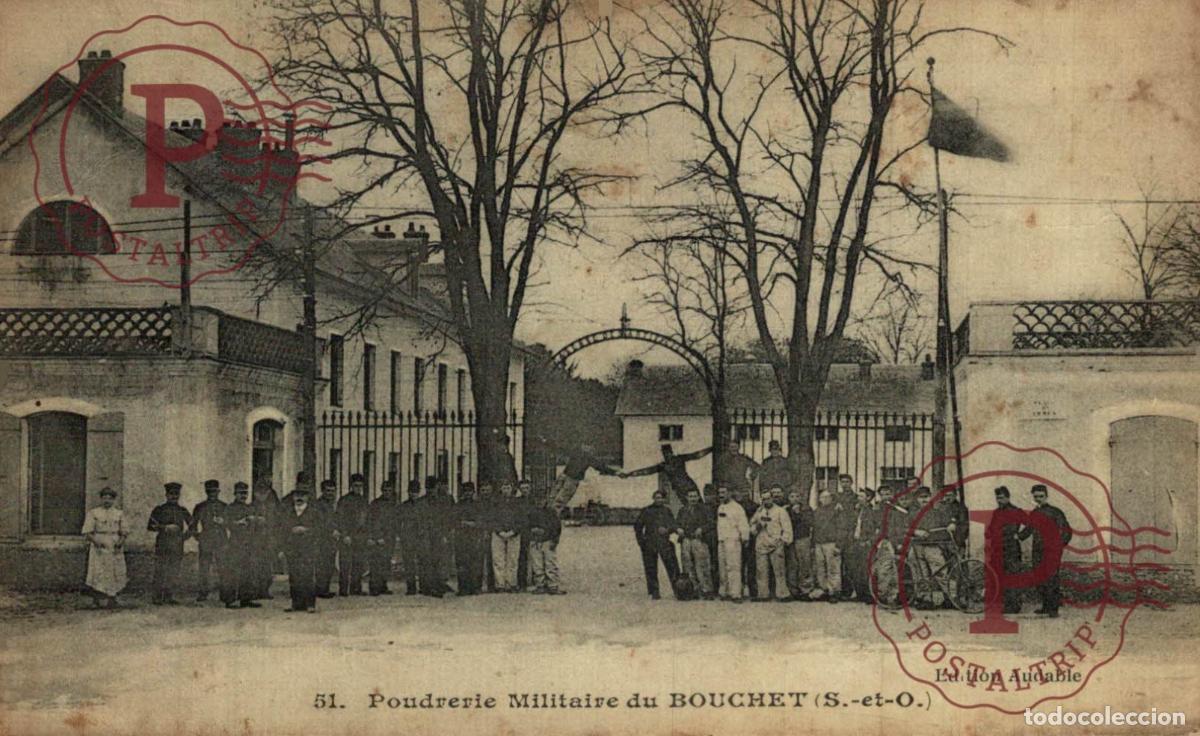 Postales: POUDRERIE MILITAIRE DU BOUCHET MILITAR. MILITAIRE.