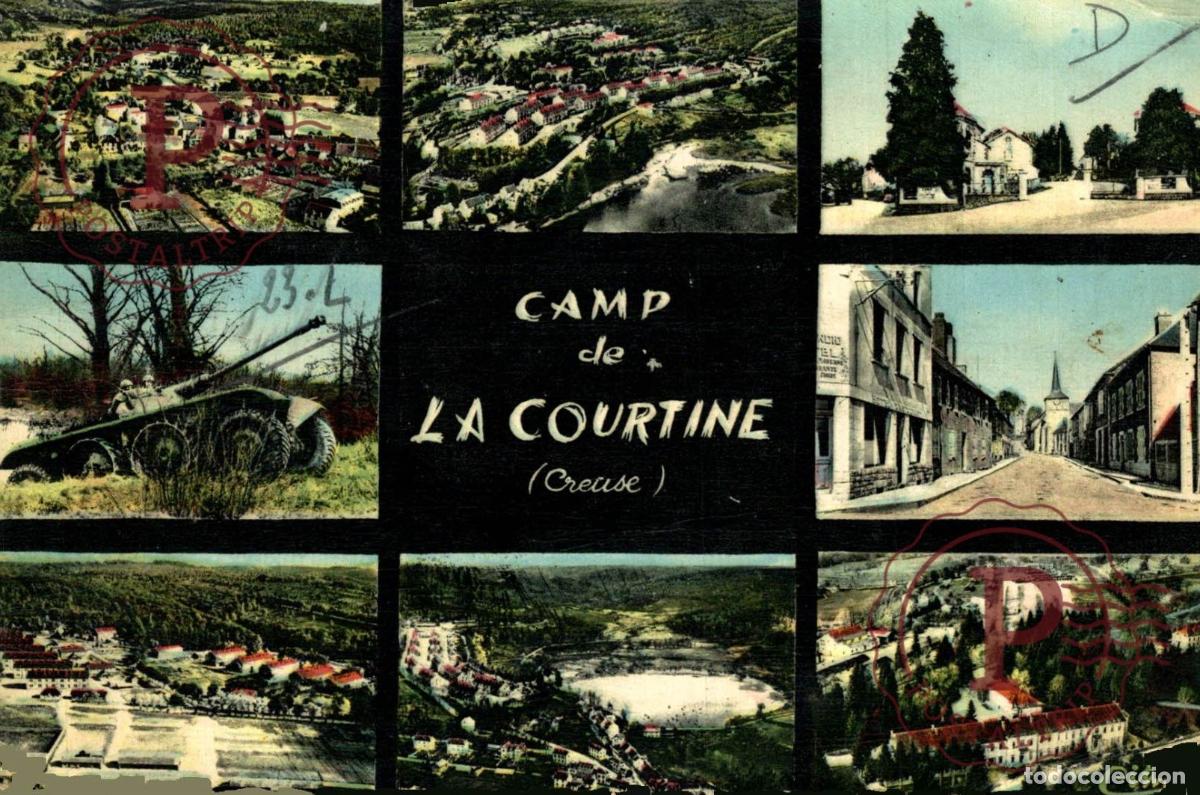 Postales: CAMP DE LA COURTINE MILITAR. MILITAIRE.
