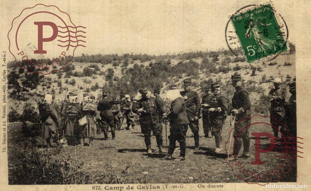 Postales: CAMP DU CAYLUS MILITAR. MILITAIRE.