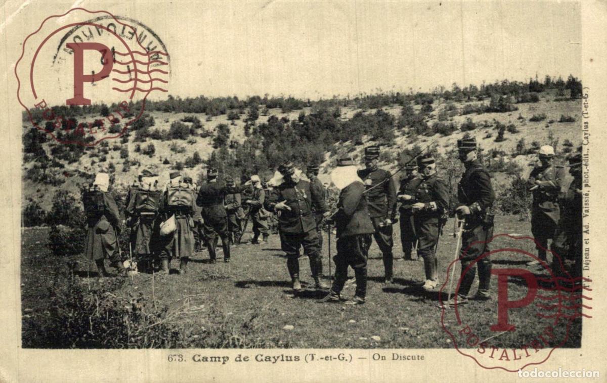 Postales: CAMP DU CAYLUS MILITAR. MILITAIRE.