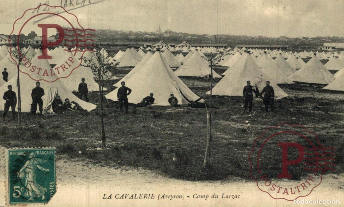Postales: LA CAVALERIE CAMP DU LARZAC MILITAR. MILITAIRE.