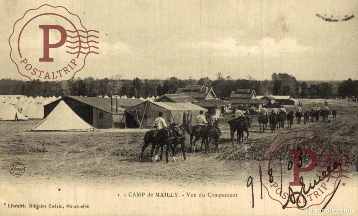 Postales: CAMP DE MAILLY VUE DU CAMPAMENT. MILITAR. MILITAIRE.