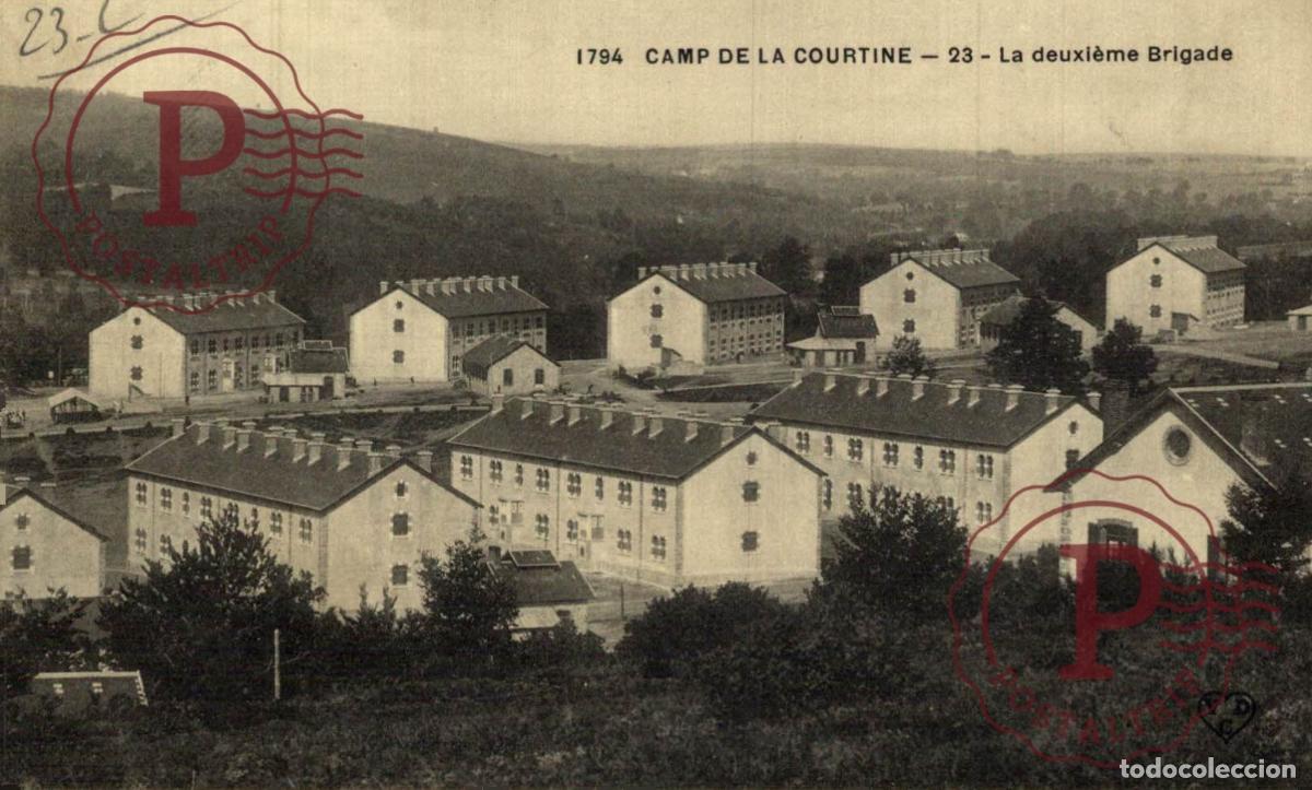 Cartes Postales: CAMP DE LA CORTINE LA DEUXIEME BRIGADA. MILITAR. MILITAIRE.