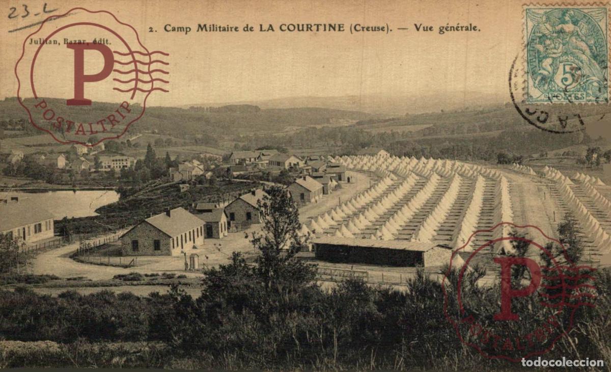 Cartoline: CAMP MILITAIRE DE LA CORTINE VUE GENERALE. MILITAR. MILITAIRE.