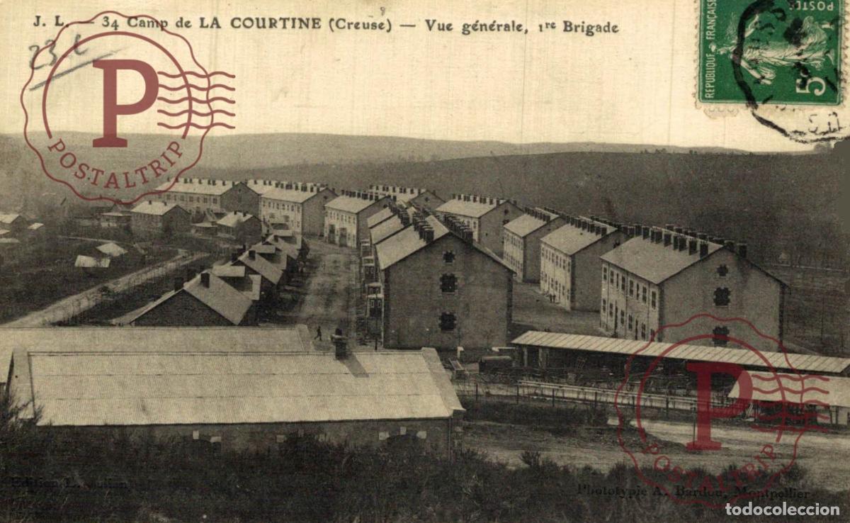 Cartoline: CAMP DE LA CORTINE VUE GENERALE. MILITAR. MILITAIRE.