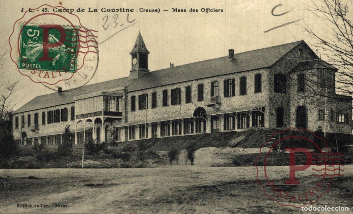 Cartes Postales: CAMP DE LA CORTINE MESS DES OFFICIERS. MILITAR. MILITAIRE.