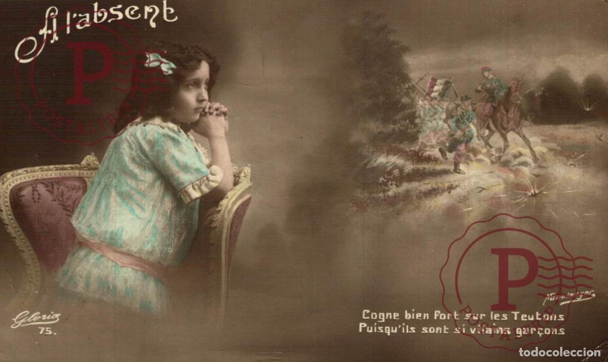 Cartes Postales: COGNE BIEN FORT SUR LES TEUTONS MILITAR. MILITAIRE.