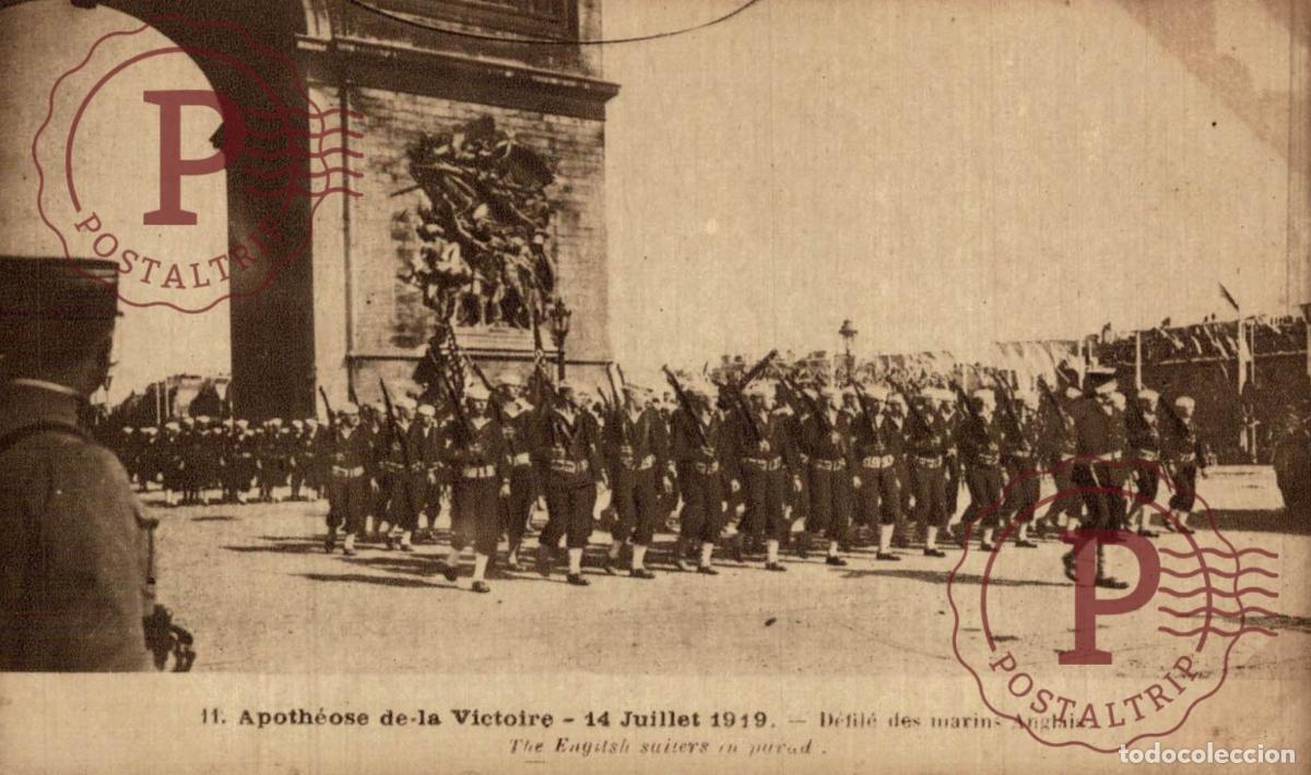 Postkarten: APOTHEOSE DE LA VICTOIRE 14 JUILLET 1919. MILITAR. MILITAIRE.
