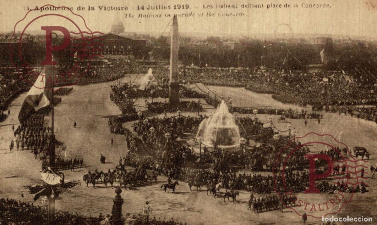 Postales: APOTHEOSE DE LA VICTOIRE 14 JUILLET 1919. MILITAR. MILITAIRE.