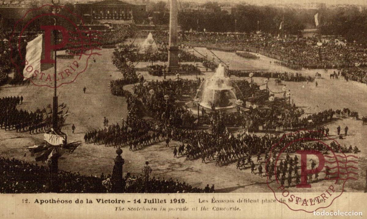 Postales: APOTHEOSE DE LA VICTOIRE 14 JUILLET 1919. MILITAR. MILITAIRE.