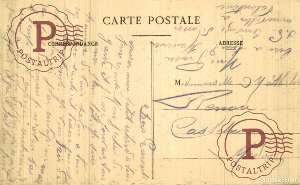 Postales: LE G&Eacute;N&Eacute;RAL PAU COMMANDANT LARM&Eacute;E DALSACE. MILITAR. MILITAIRE. - Foto 2