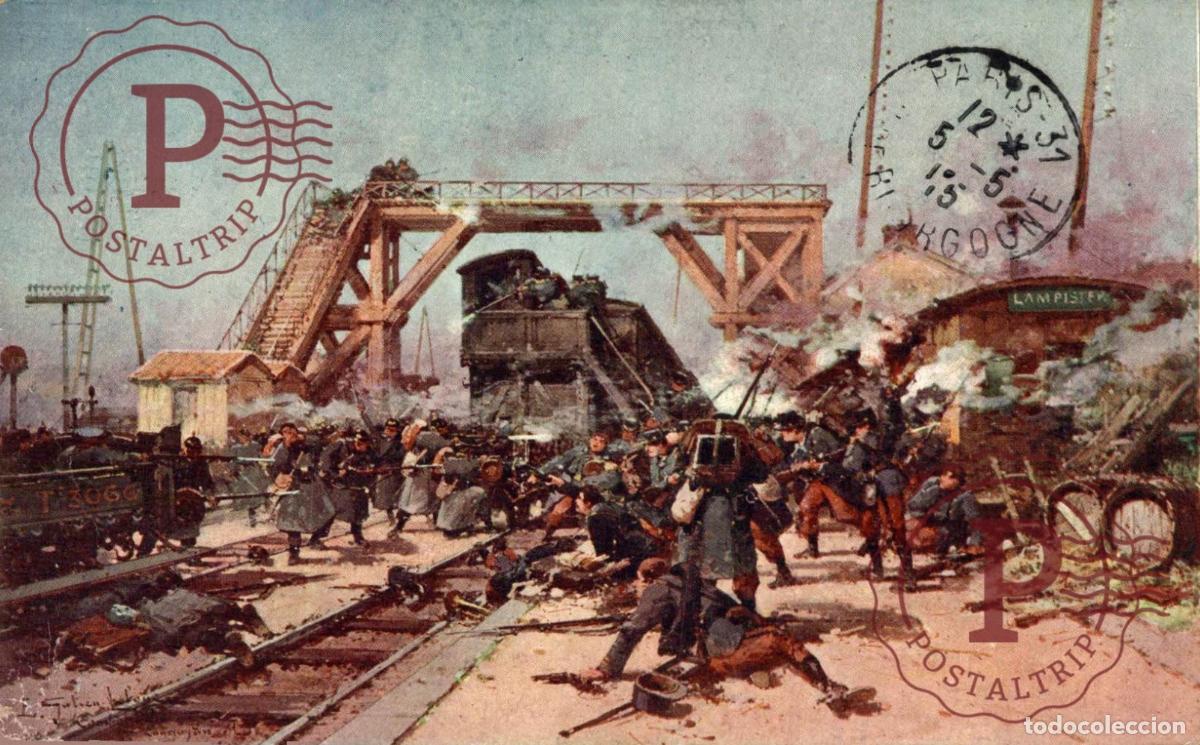 Postales: PARIS 5 MAI 1915. MILITAR. MILITAIRE.