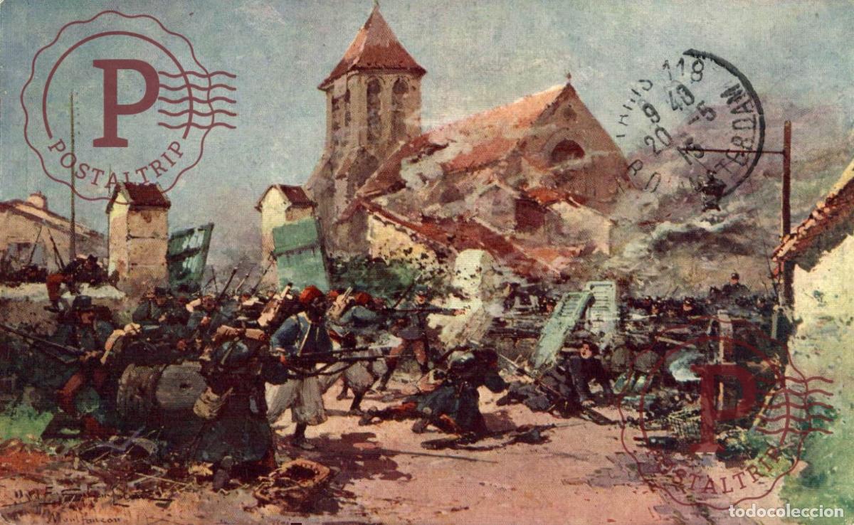 Postales: PARIS LE 20. MILITAR. MILITAIRE.