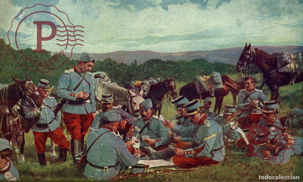 Postales: UNE BONNE PARTIE. MILITAR. MILITAIRE.