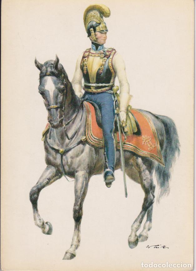 Postales: OFICIAL DEL EJ&Eacute;RCITO IMPERIAL AUSTRIACO, CORACEROS, 1840 - WILHELM TRITT &ndash; EDITION KORSCH