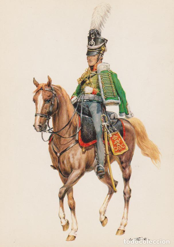 Postales: OFICIAL DEL 2.&ordm; REGIMIENTO DE H&Uacute;SARES DE SILESIA DEL REINO DE PRUSIA 1812 - WILHELM TRITT &ndash; EDITION