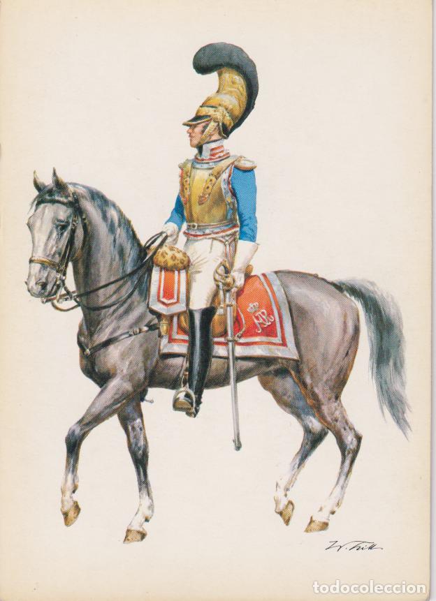 Postales: MAYOR DE LA GARDE DU CORPS DEL REINO DE BAVIERA1814 Y 1825 - WILHELM TRITT &ndash; EDITION KORSCH