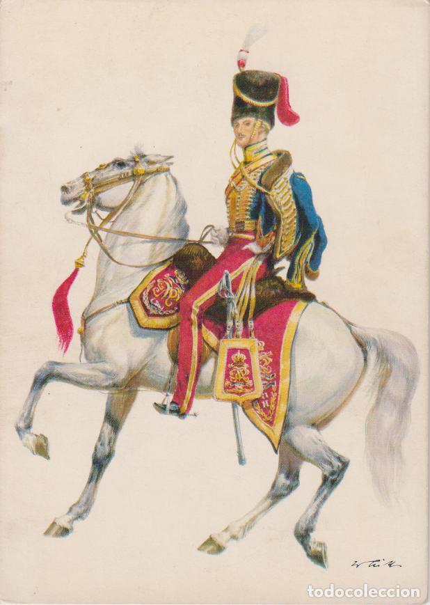 Postales: OFICIAL DEL 11&ordm; REGIMIENTO DE H&Uacute;SARES DE INGLATERRA 1840-1845 - WILHELM TRITT &ndash; EDITION KORSCH