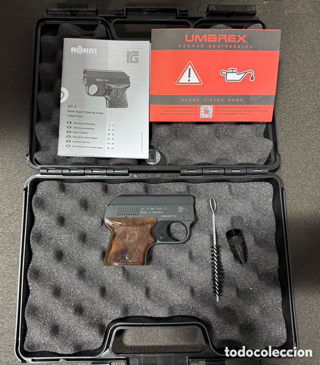 Postales: Pistola fogueo 6mm rohm