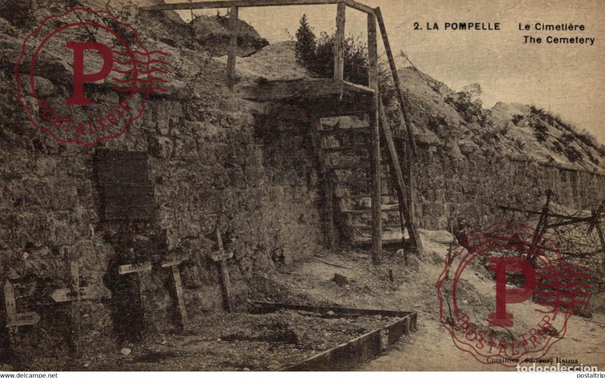 Postales: La Pompelle Le Cimeti&eacute;re MILITARY MILITAIRE MILIT&Auml;R