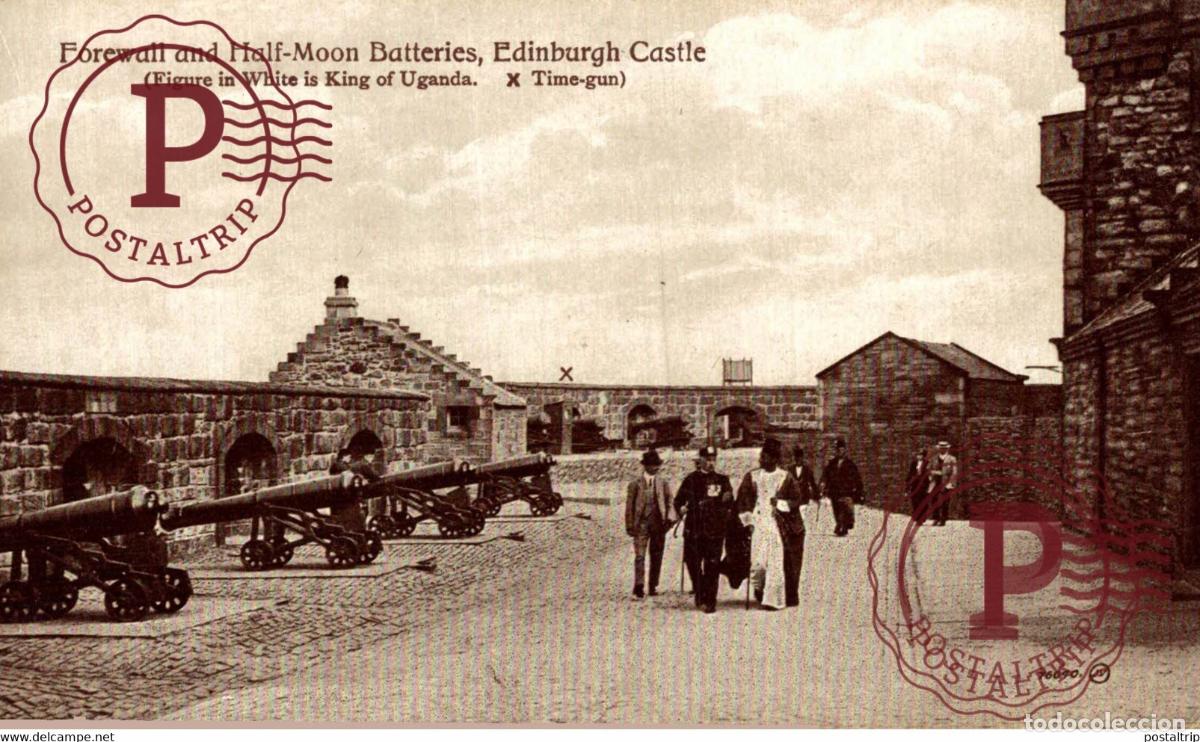 Postales: Forewall and Half Moon Batteries Edinburgh Castle MILITARY MILITAIRE MILIT&Auml;R