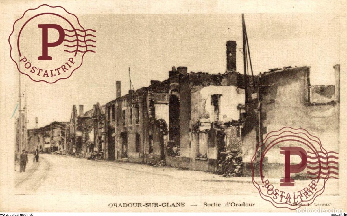 Postales: Oradour sur Glane Sortie dOradour MILITARY MILITAIRE MILIT&Auml;R