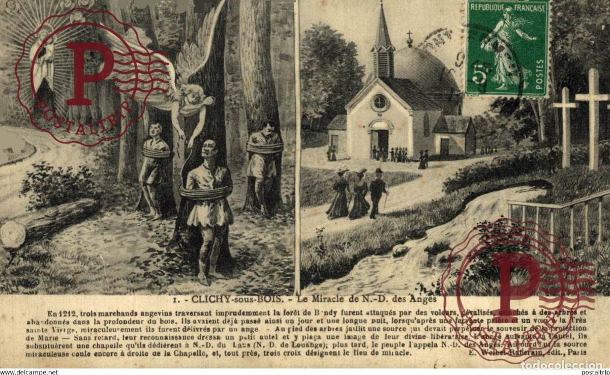 Postales: CLICHY SOUS BOIS LE MIRACLE DE N.D DES ANGES EN 1212 GUERRE WAR MILITAIRE MILIT&Auml;R
