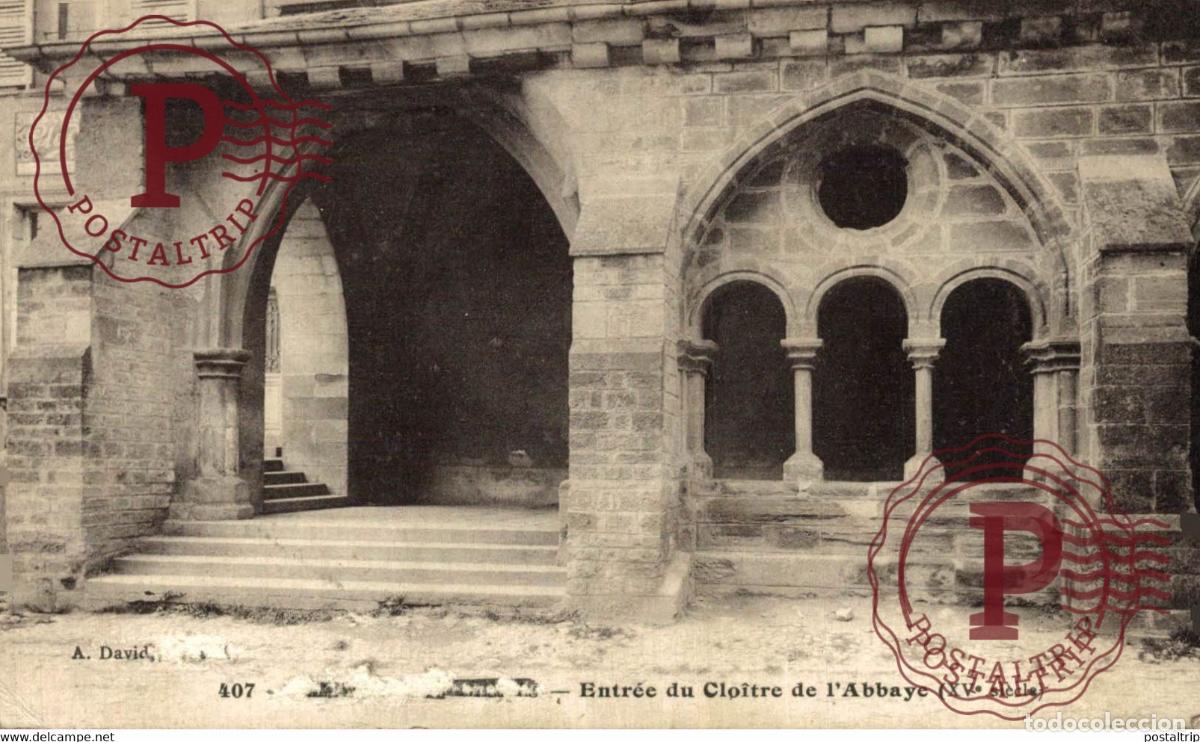 Postales: ENTR&Eacute;E DU CLOITRE DE LABBAYE GUERRE WAR MILITAIRE MILIT&Auml;R
