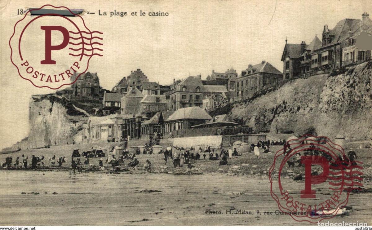 Postales: LA PLAGE ET LE CASINO * CUT, SEE THE SCAN* GUERRE WAR MILITAIRE MILIT&Auml;R