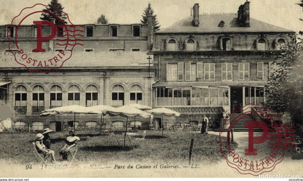Postales: PARC DU CASINO ET GALERIES GUERRE WAR MILITAIRE MILIT&Auml;R