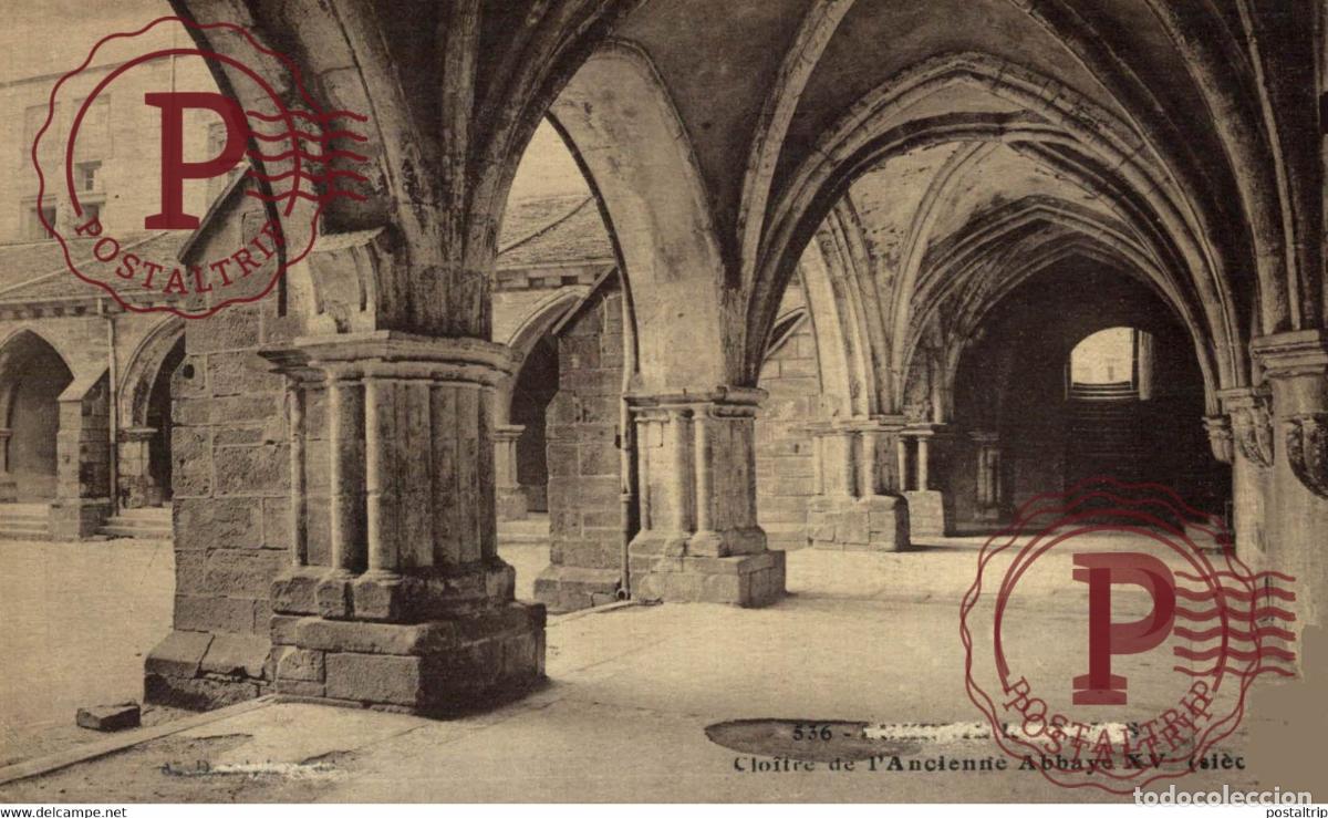 Postales: CLOITRE DE LANCIENNE ABBAYE XV SI&Egrave;CLE GUERRE WAR MILITAIRE MILIT&Auml;R