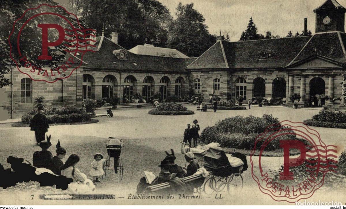 Postales: &Eacute;TABLISSEMENT DES THERMES GUERRE WAR MILITAIRE MILIT&Auml;R