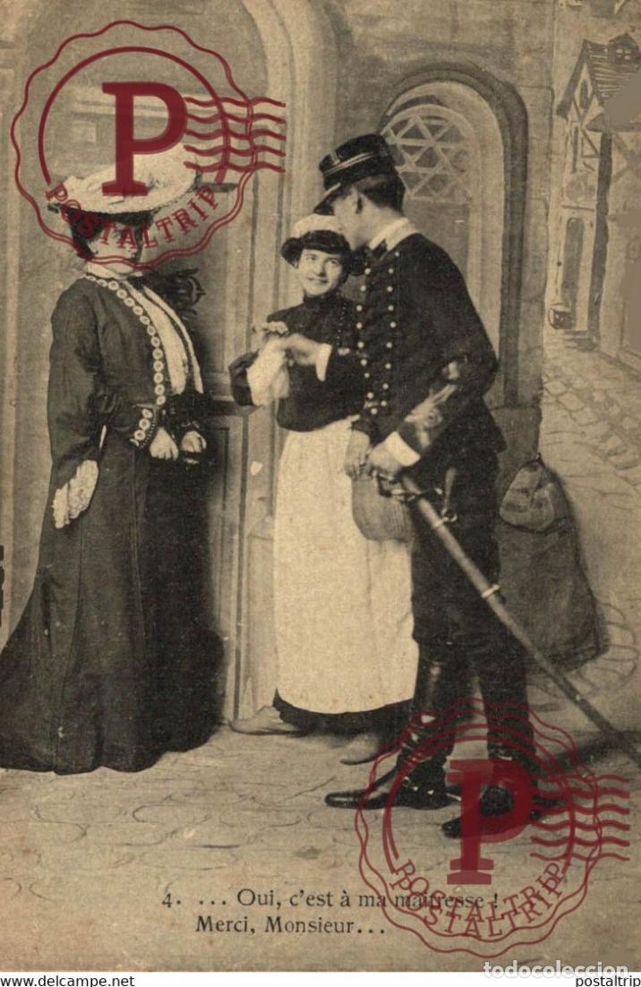 Postales: Oui, cest ma maitresse Merci Monsieur MILITAIRE MILIT&Auml;R