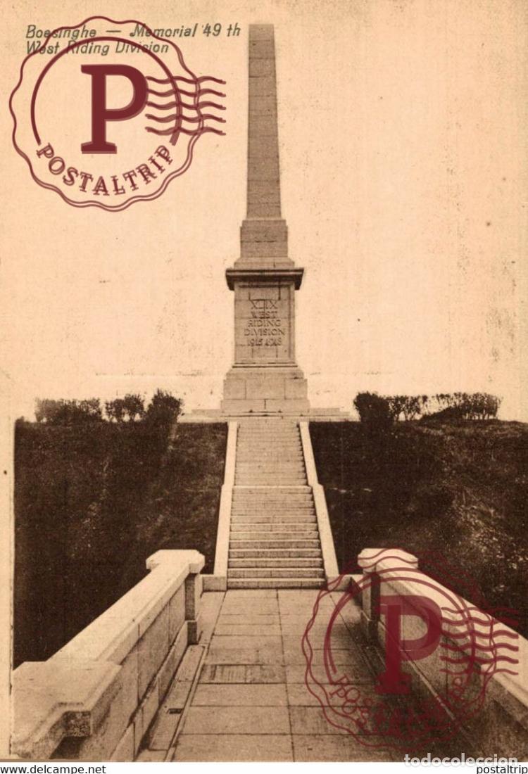 Postales: Boesinghe Memorial 49th West Riding Division MILITAIRE MILIT&Auml;R