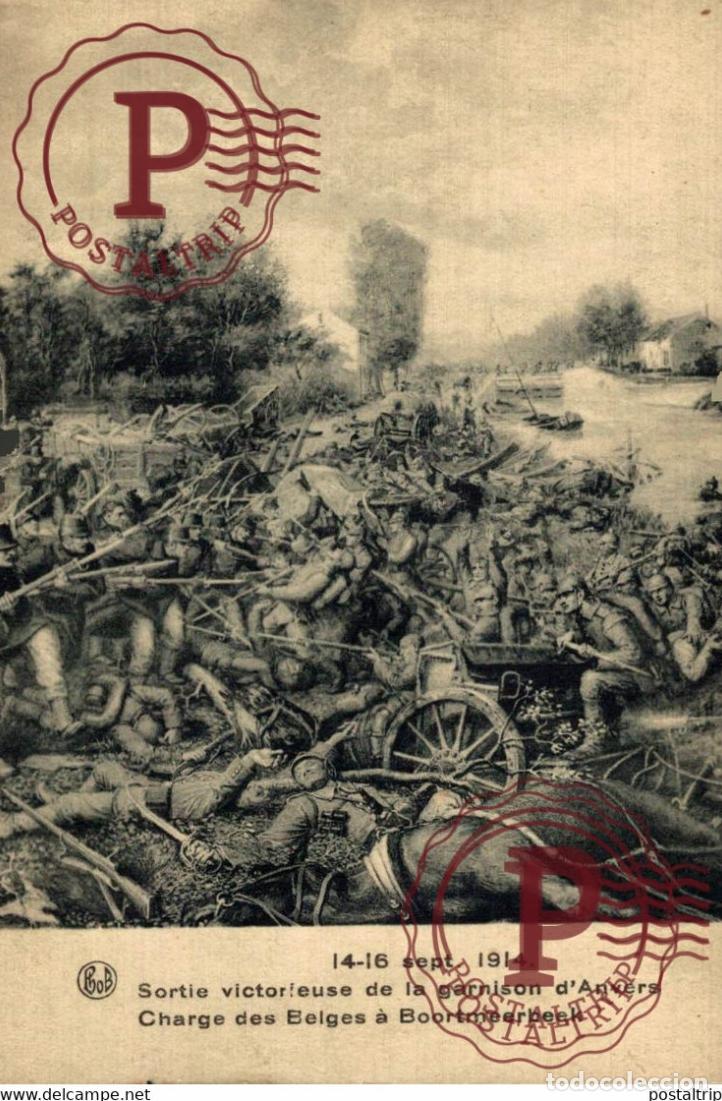 Postales: Sortie victorieuse de la garnison dAnvers MILITAIRE MILIT&Auml;R