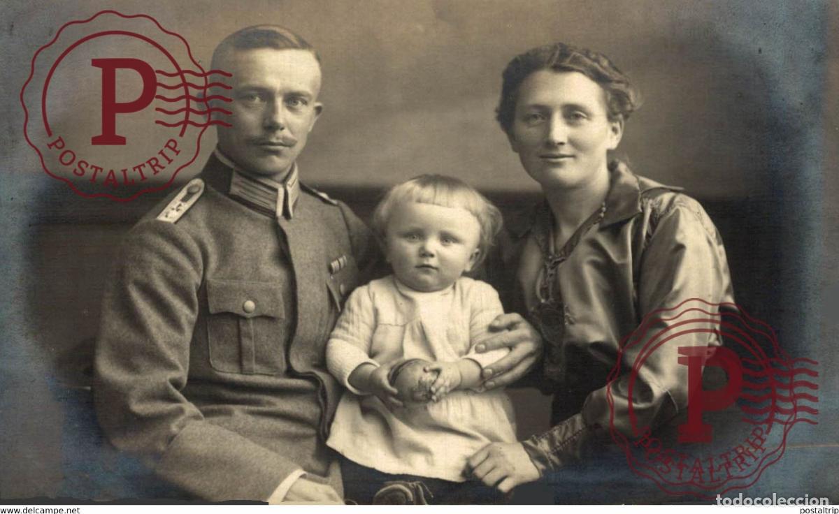 Postales: RPPC FAMILLE FAMILY WEIHNACHTEN 1921 MILITAIRE MILIT&Auml;R MILITARY
