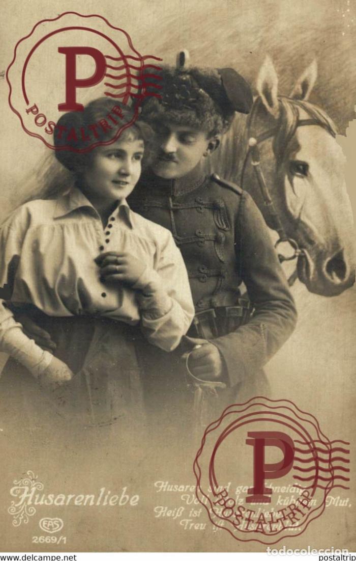 Postales: HUSARENLIEBE MILITAIRE MILIT&Auml;R MILITARY