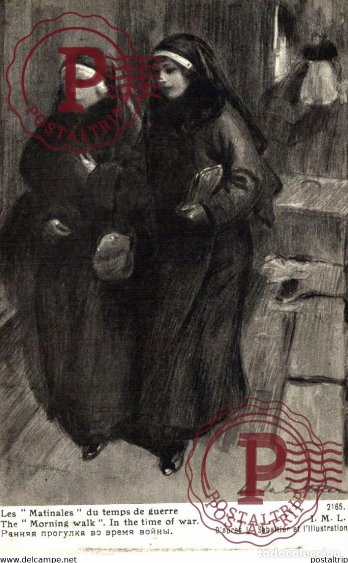 Postales: LES MATINALES DU TEMPS DE GUERRE. DAPR&Egrave;S L. SABATTIER ET LILLUSTRATION MILITAIRE MILIT&Auml;R MILITAR