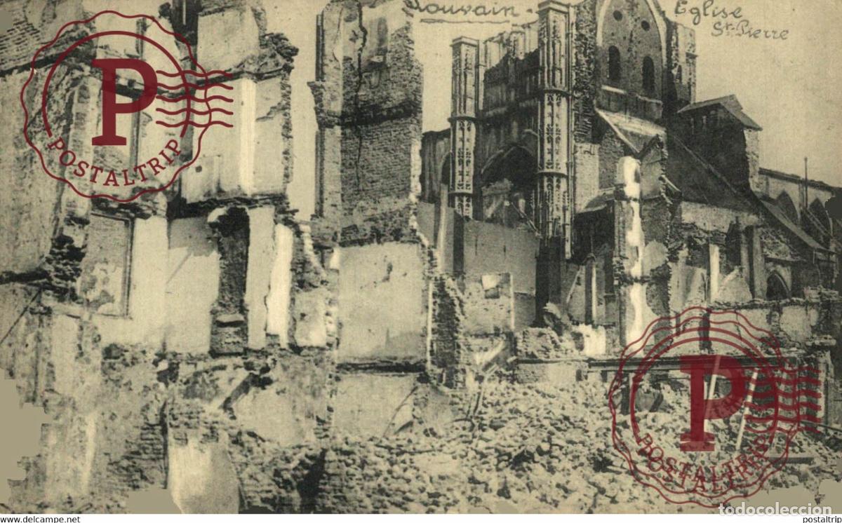 Postales: LOUVAIN EGLISE ST PIERRE COLLECTION BERTELS MILITARY MILITAIRE MILIT&Auml;R