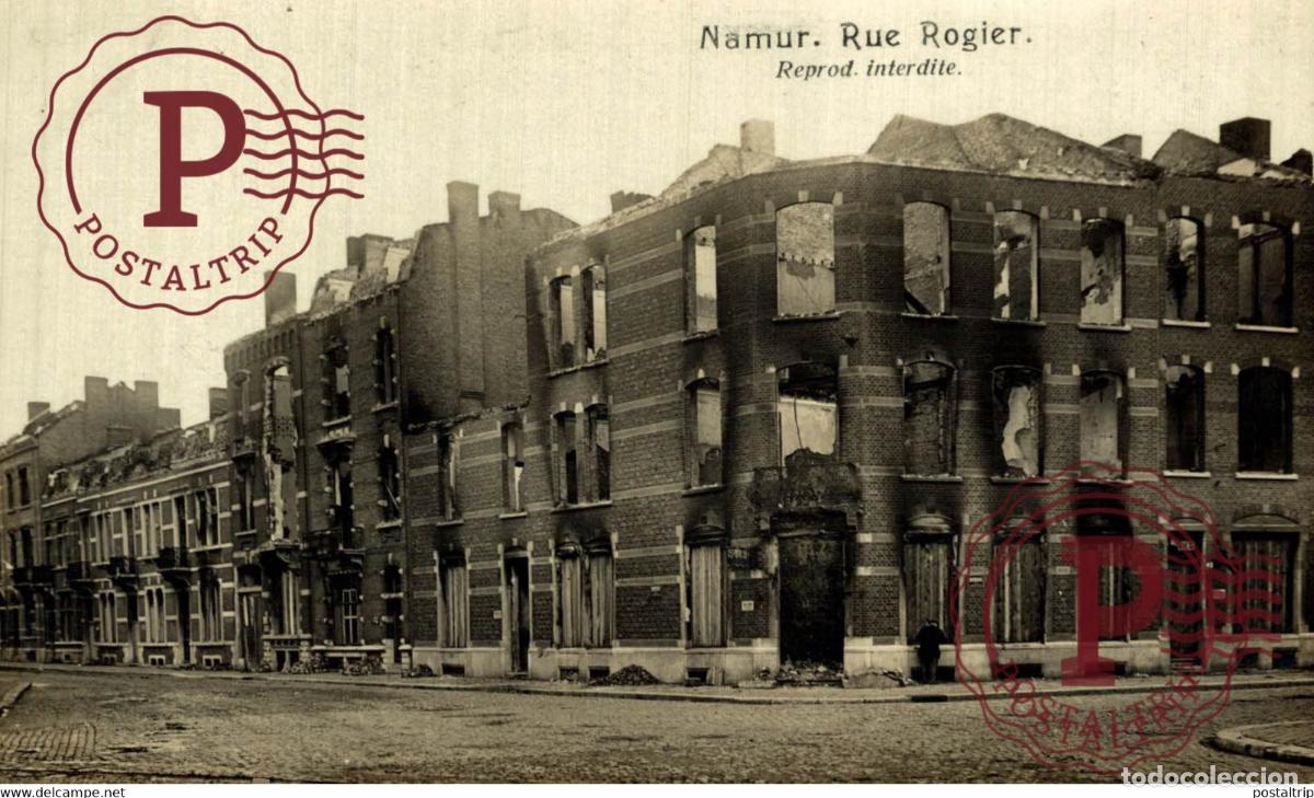 Postales: NAMUR RUE ROGIER MILITARY MILITAIRE MILIT&Auml;R