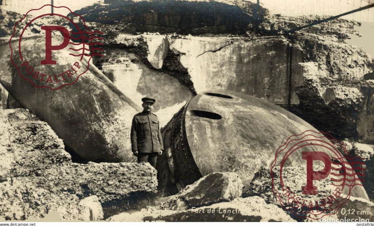Postales: FORT DE LONCIN COUPOLE POUR 2 CANONS DE 12 CM Belgica Belgique MILITARY MILITAIRE MILIT&Auml;R