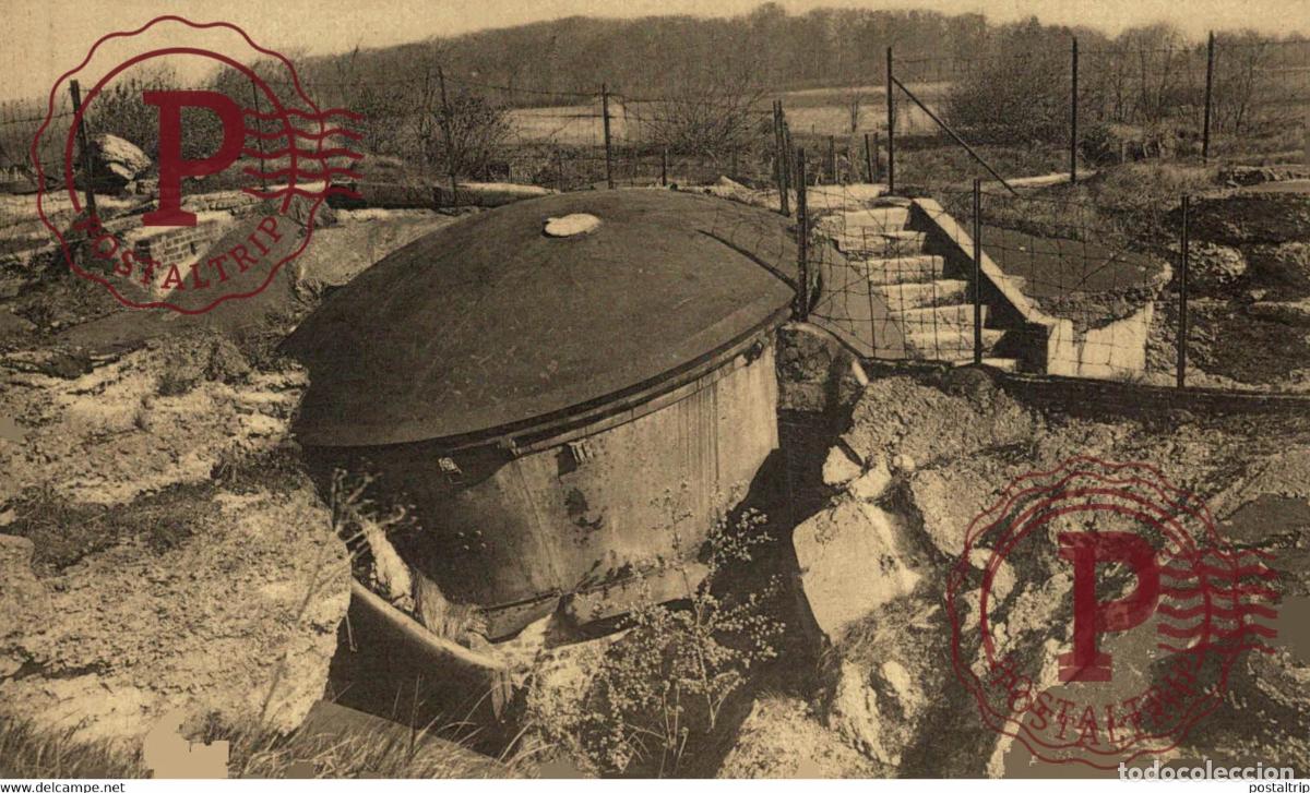Postales: RUINES DE FORT DE LONCIN COUPOLE POUR 2 CANONS DE 15 CM Belgica Belgique MILITARY MILITAIRE MILIT&Auml;