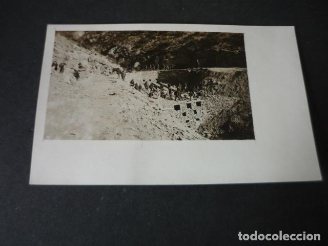 Postais: MILITARES ZAPADORES HACIENDO CARRETERA POSTAL FOTOGRAFICA HACIA 1920