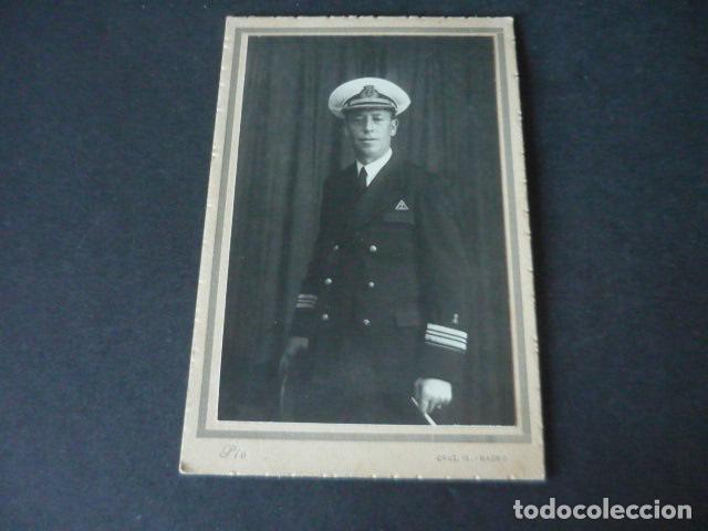 Postais: RETRATO DE OFICIAL DE LA ARMADA PIO FOTOGRAFO MADRID 10 X 15 CM