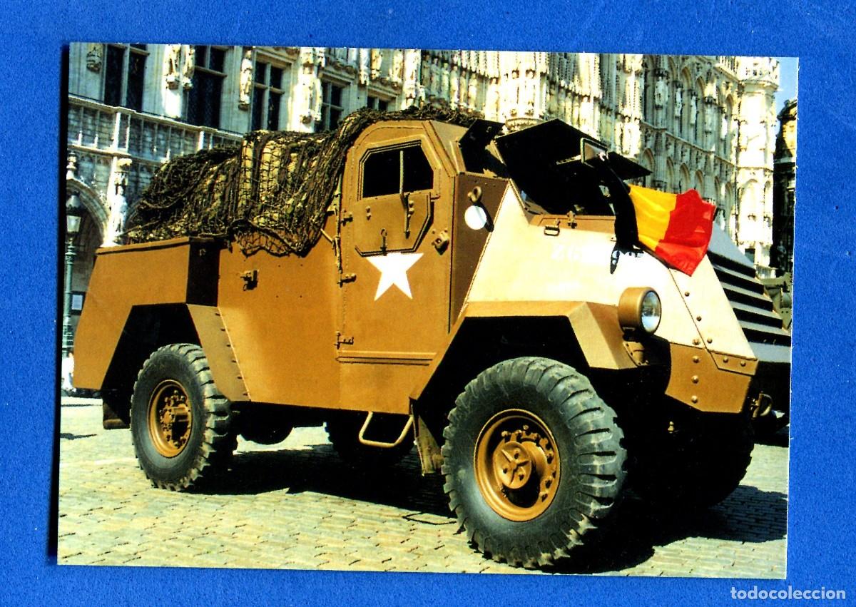 Postales: POSTAL SIN CIRCULAR VEHICULO MILITAR ARMURED TRUCK GM CISTA N&ordm;6 EDITA LEAGUE GRAPHIC