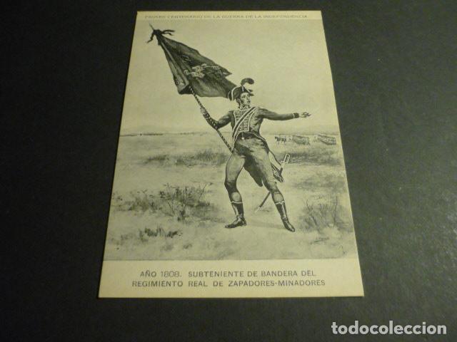Postales: PRIMER CENTENARIO GUERRA INDEPENDENCIA MEMORIAL INGENIEROS EJERCITO SUBTENIENTE