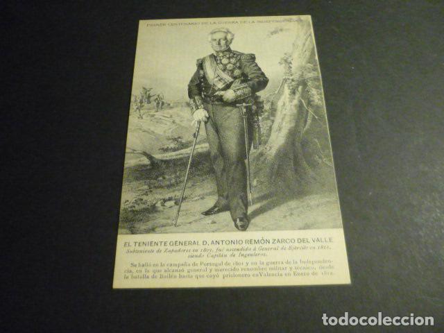Postales: PRIMER CENTENARIO GUERRA INDEPENDENCIA MEMORIAL INGENIEROS EJERCITO ANTONIO REMON