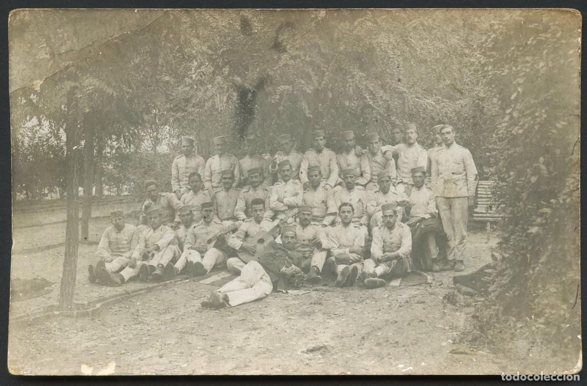 Postales: TARJETA POSTAL ANTIGUA, SOLDADOS EJ&Eacute;RCITO ESPA&Ntilde;OL